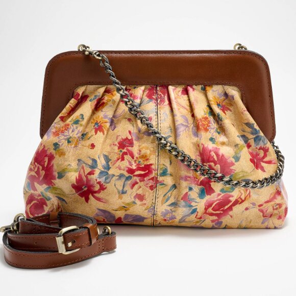 Patricia Nash Zelia Leather Frame Clutch  0239 - Picture 1 of 3